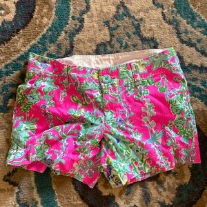 Lilly Pulitzer size 0 Callahan shorts EUC